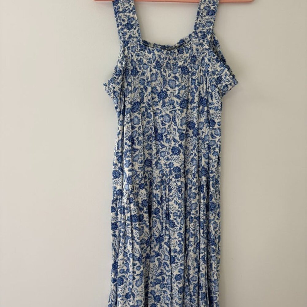 Old Navy Tiered Flower Midi Dress